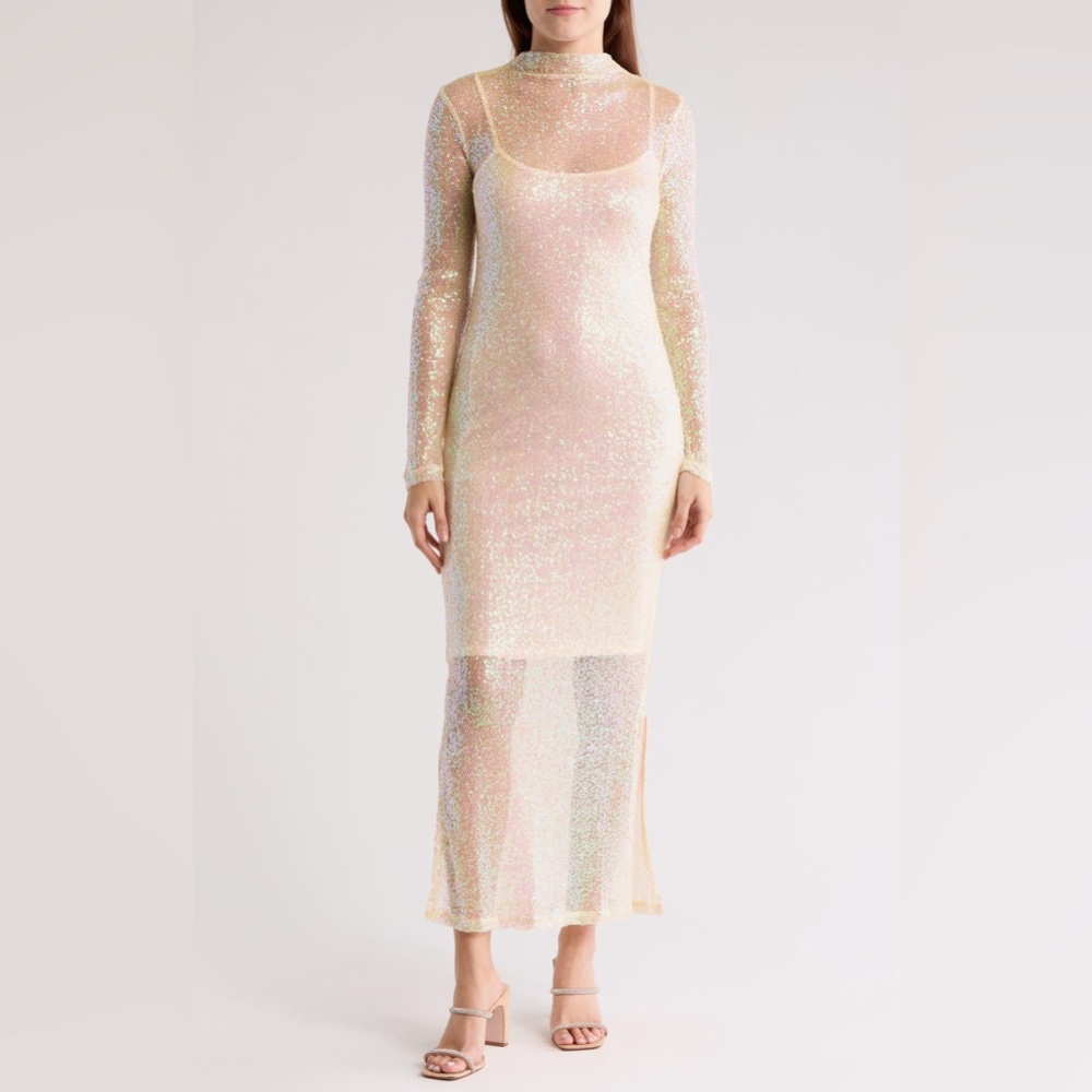 STEVE MADDEN Blakely dress in Whisper White, size Small (new w/ tags)